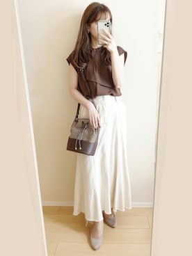 「N.（N. Natural Beauty Basic）（エヌエヌナチュラルビューティーベーシック）のアイテム」を使った、ｎａｎａ♡さん（レディース・153cm）の秋コーディネート