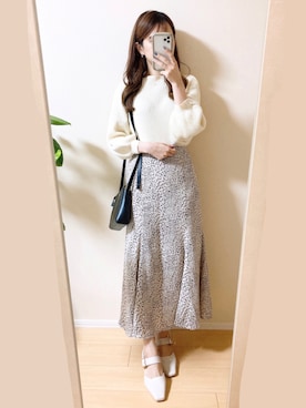 「anq. by nana（アンクバイナナ）のアイテム（アクセサリー）」を使った、ｎａｎａ♡さん（レディース・153cm）の秋コーディネート