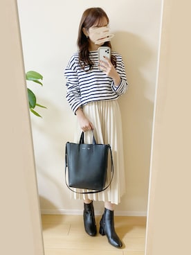 「URBAN RESEARCH Sonny Label（アーバンリサーチサニーレーベル）のアイテム（ブーツ）」を使った、ｎａｎａ♡さん（レディース・153cm）の秋コーディネート