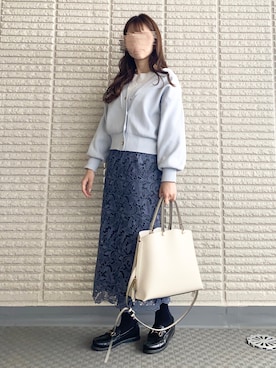 「EMMEL REFINES（エメルリファインズ）のアイテム」を使った、ｎａｎａ♡さん（レディース・153cm）の春コーディネート