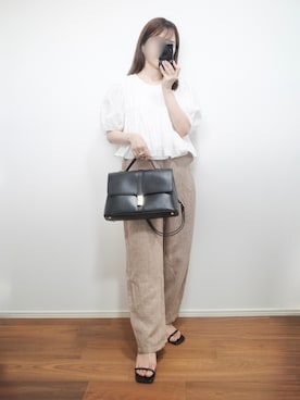「アイテム（パンツ）」を使った、ｎａｎａ♡さん（レディース・153cm）の夏コーディネート