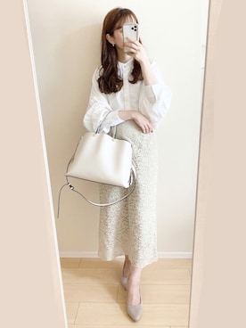 「anq. by nana（アンクバイナナ）のアイテム（アクセサリー）」を使った、ｎａｎａ♡さん（レディース・153cm）の秋コーディネート