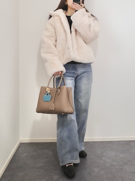 「RANDA（ランダ）のアイテム」を使った、ｎａｎａ♡さん（レディース・153cm）の冬コーディネート