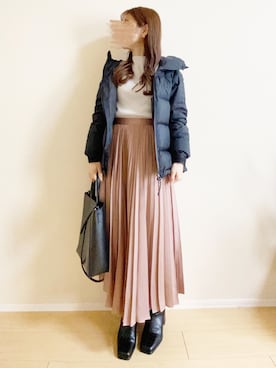 「EMMEL REFINES（エメルリファインズ）のアイテム」を使った、ｎａｎａ♡さん（レディース・153cm）の冬コーディネート
