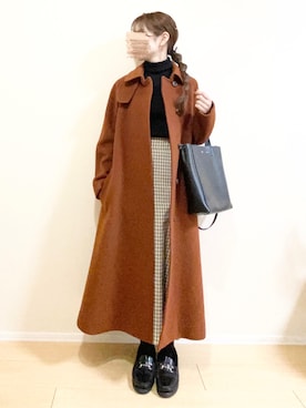 「Steven Alan（スティーブンアラン）のアイテム（その他アウター）」を使った、ｎａｎａ♡さん（レディース・153cm）の冬コーディネート