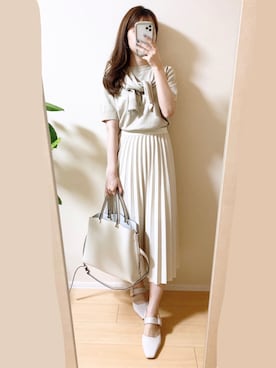 「anq. by nana（アンクバイナナ）のアイテム（アクセサリー）」を使った、ｎａｎａ♡さん（レディース・153cm）の秋コーディネート