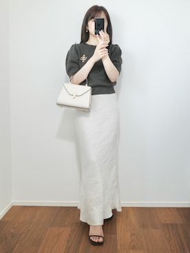 「キレイめコーデ」｜「アイテム（サンダル）」を使った、ｎａｎａ♡さん（レディース・153cm）の秋コーディネート