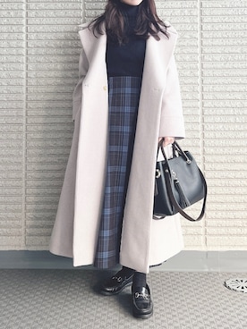 「RAY CASSIN（レイカズン）のアイテム」を使った、ｎａｎａ♡さん（レディース・153cm）の冬コーディネート