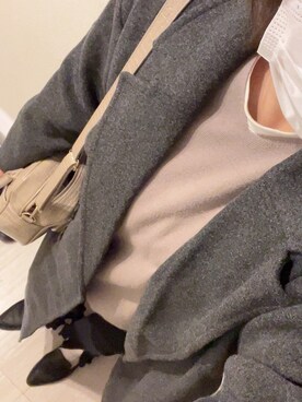 「feepur（フェピュール）のアイテム（ジャケット/アウター）」を使った、Rinさん（レディース・160cm）の冬コーディネート