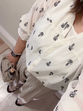 「Coo+i（クーイ）のアイテム」を使った、Rinさん（レディース・160cm）の夏コーディネート