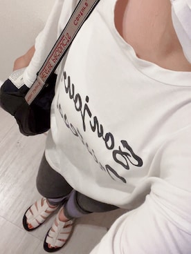 「NANING9（ナンニング）のアイテム」を使った、Rinさん（レディース・160cm）の夏コーディネート