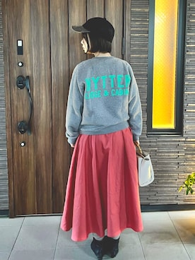 「FEMIND TOKYO（フェマイントウキョウ）のアイテム」を使った、M.sat*さん（レディース・153cm）の春コーディネート