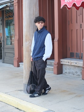 「Steven Alan（スティーブンアラン）のアイテム（スウェット）」を使った、shunさん（メンズ・170cm）の秋コーディネート