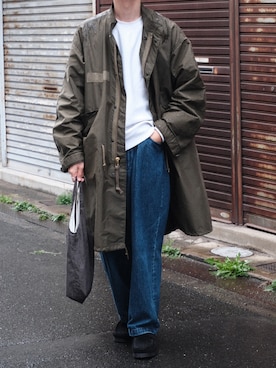 「Steven Alan（スティーブンアラン）のアイテム（スウェット）」を使った、shunさん（メンズ・170cm）の冬コーディネート