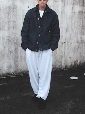 「FORK&SPOON（フォークアンドスプーン）のアイテム（ジャケット/アウター）」を使った、shunさん（メンズ・170cm）の冬コーディネート