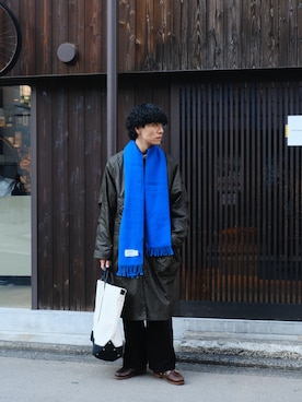 「DANTON（ダントン）のアイテム」を使った、shunさん（メンズ・170cm）の冬コーディネート