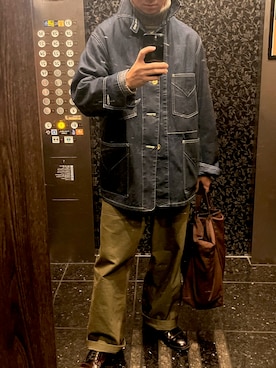 「HERMES（エルメス）のアイテム（アクセサリー）」を使った、Tomさん（メンズ・165cm）の春コーディネート