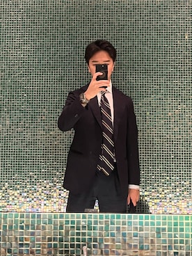 「アイテム（フォーマルスーツ/小物）」を使った、Tomさん（メンズ・165cm）の夏コーディネート