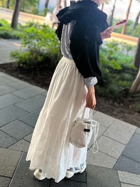 「papier（パピエ）のアイテム」を使った、yopiさん（レディース・166cm）の秋コーディネート