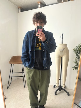 「仕事コーデ」｜「アイテム（ジャケット/アウター）」を使った、S.SAKさん（メンズ・172cm）の冬コーディネート