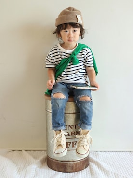 Su,Um,Riさん(キッズ・90cm)の秋コーディネート