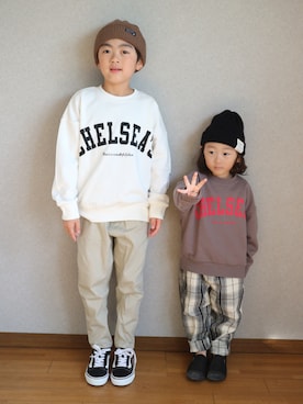 Su,Um,Riさん（キッズ・120cm）の秋コーディネート