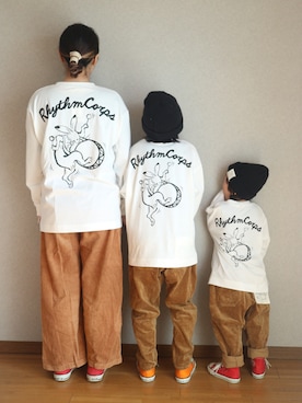 Su,Um,Riさん（キッズ・130cm）の冬コーディネート