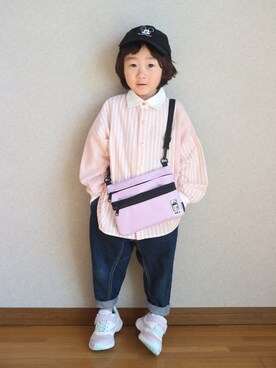 Su,Um,Riさん(キッズ・100cm)の冬コーディネート