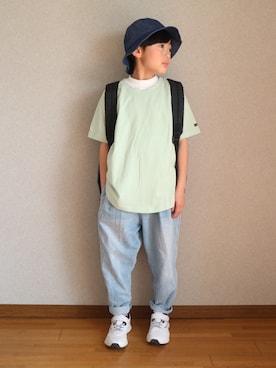 Su,Um,Riさん（キッズ・130cm）の春コーディネート