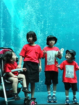 Su,Um,Riさん（キッズ・120cm）の夏コーディネート