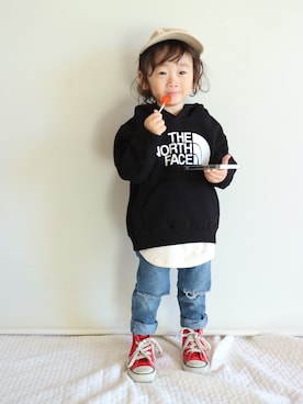 Su,Um,Riさん（キッズ・120cm）の冬コーディネート