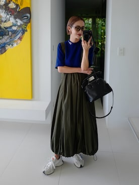 荻原桃子さん（レディース・161cm）の秋コーディネート