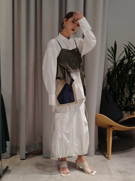 荻原桃子さん（レディース・161cm）の秋コーディネート