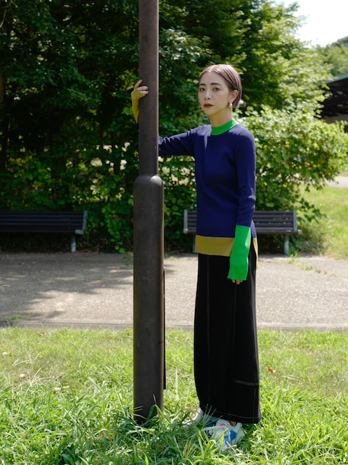 荻原桃子｜OMMOのニット/セーターを使ったコーディネート - WEAR