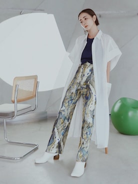 荻原桃子さん（レディース・161cm）の冬コーディネート