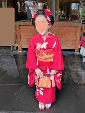 「アイテム（着物）」を使った、the_sugarsさん（キッズ・120cm）の秋コーディネート