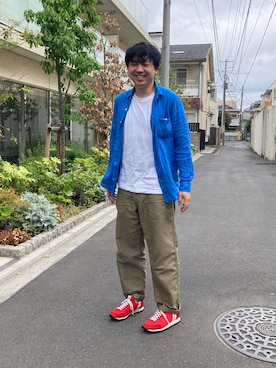 「PATRICK（パトリック）のアイテム（スニーカー）」を使った、LB_YAMAZAKIさん（メンズ・176cm）の春コーディネート