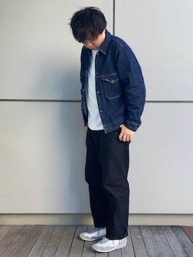 「PATRICK（パトリック）のアイテム（スニーカー）」を使った、LB_YAMAZAKIさん（メンズ・176cm）の冬コーディネート