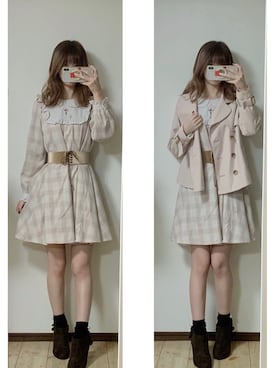 「mayla classic（マイラクラシック）のアイテム」を使った、cocoa0827さん（レディース・157cm）の秋コーディネート