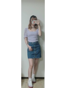 「campion（-）のアイテム」を使った、cocoa0827さん（レディース・157cm）の夏コーディネート