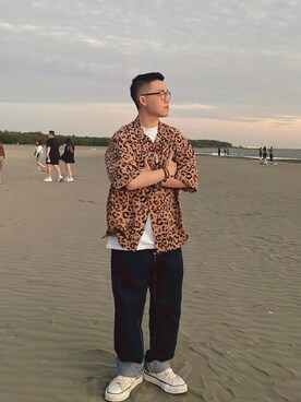 「oversize」｜Jimmy Lin🇹🇼さん（メンズ・170cm）の夏コーディネート