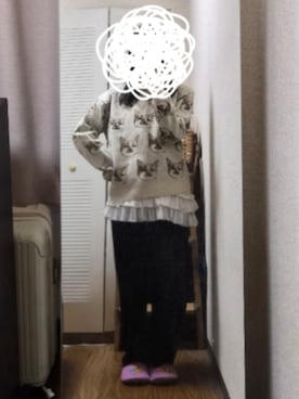 「アイテム（キャミソール）」を使った、rabidrdrgoon114さん（レディース・155cm）の冬コーディネート