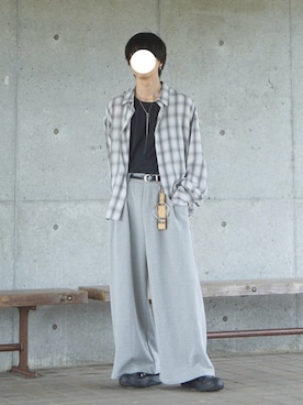 「アイテム（キーケース/キーアクセサリー）」を使った、uchiさん（メンズ・177cm）の秋コーディネート