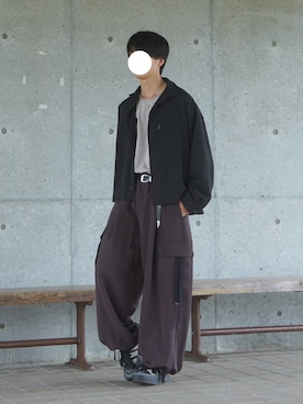 「アイテム（タンクトップ）」を使った、uchiさん（メンズ・177cm・20代）の秋コーディネート