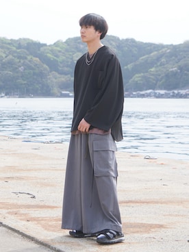 uchiさん（メンズ・177cm）の春コーディネート