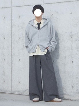 「PUMA（プーマ）のアイテム」を使った、uchiさん（メンズ・177cm）の春コーディネート