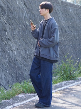 uchiさん（メンズ・177cm）の春コーディネート