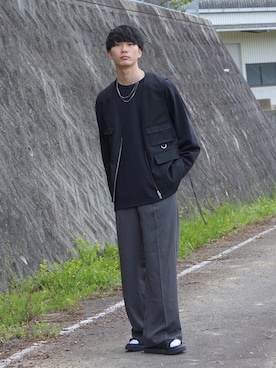 uchiさん（メンズ・177cm）の春コーディネート