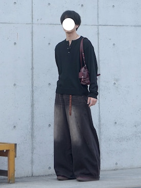 「cussil（クシル）のアイテム」を使った、uchiさん（メンズ・177cm）の秋コーディネート
