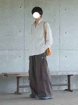 「アイテム（パンツ）」を使った、uchiさん（メンズ・177cm・20代）の秋コーディネート